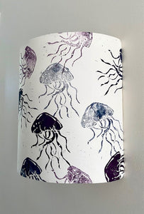 Applique papier japonais méduses